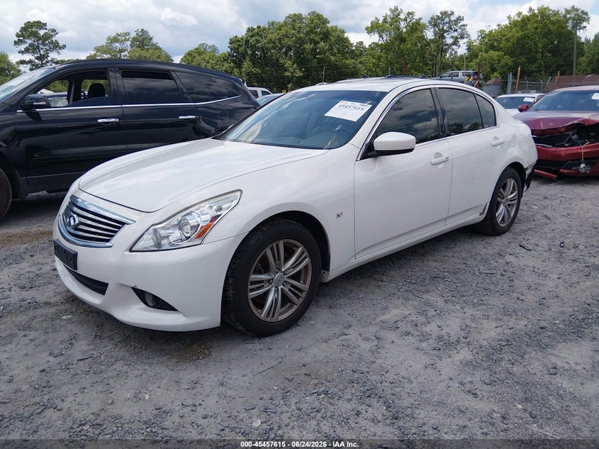 2015 Infiniti Q40 VIN JN1CV6AR6FM651166 IAAI salvage auction — REAR END, Salvage Title, sold $1,200 on 2026-07-26 (photo 2)