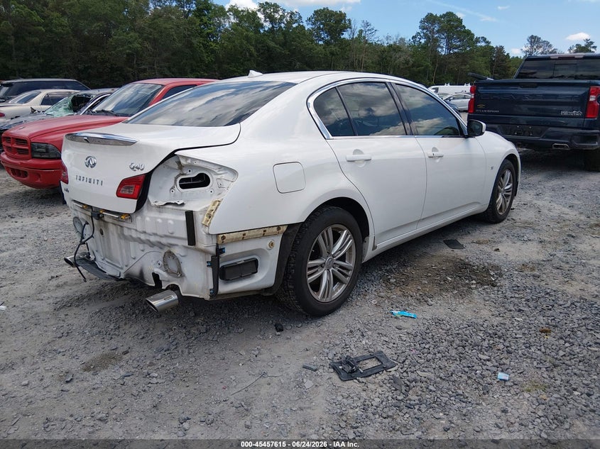 2015 Infiniti Q40 VIN JN1CV6AR6FM651166 IAAI salvage auction — REAR END, Salvage Title, sold $1,200 on 2026-07-26 (photo 4)