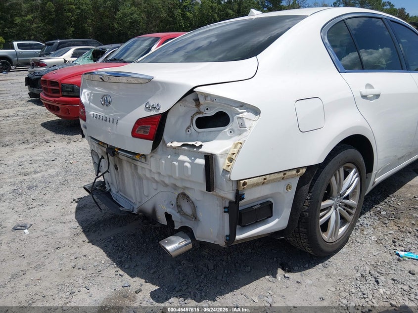 2015 Infiniti Q40 VIN JN1CV6AR6FM651166 IAAI salvage auction — REAR END, Salvage Title, sold $1,200 on 2026-07-26 (photo 6)