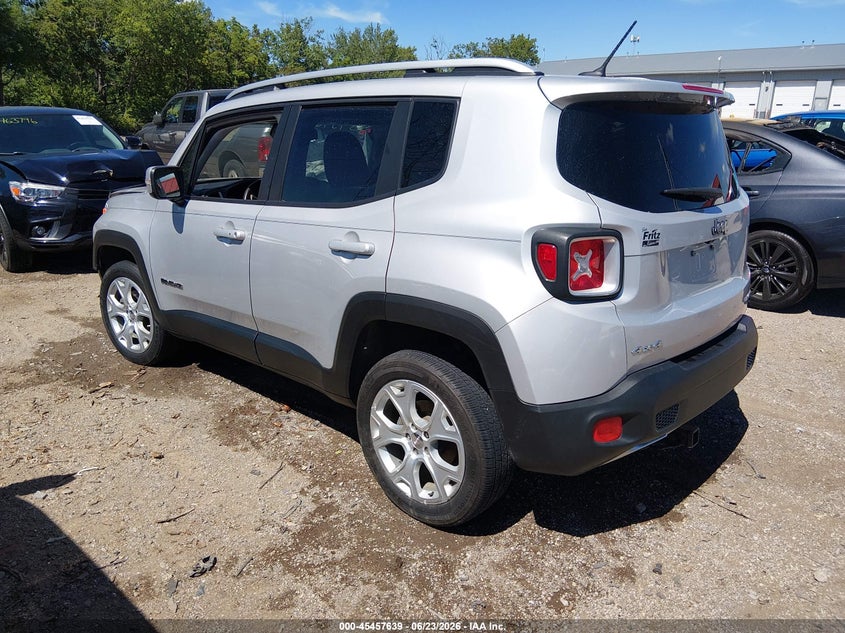 2016 Jeep Renegade VIN ZACCJBDTXGPD64456 IAAI salvage auction — RIGHT FRONT, Clear (Indiana), sold $550 on 2026-08-05 (photo 3)