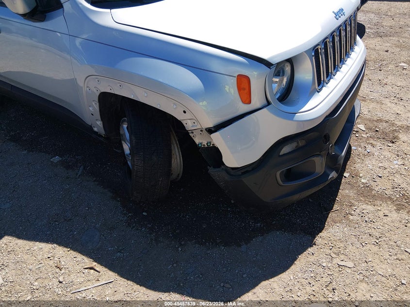 2016 Jeep Renegade VIN ZACCJBDTXGPD64456 IAAI salvage auction — RIGHT FRONT, Clear (Indiana), sold $550 on 2026-08-05 (photo 6)