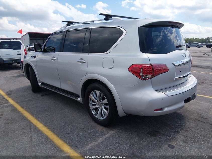 2015 Infiniti Qx80 VIN JN8AZ2NF6F9570807 IAAI salvage auction — LEFT REAR, Repossession Paperwork (Georgia), sold $2,200 on 2026-07-15 (photo 3)