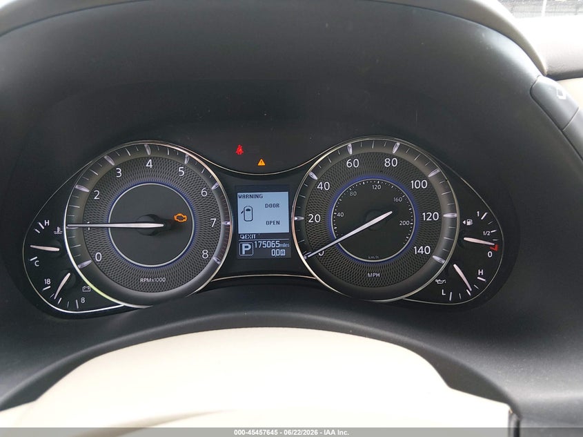 2015 Infiniti Qx80 VIN JN8AZ2NF6F9570807 IAAI salvage auction — LEFT REAR, Repossession Paperwork (Georgia), sold $2,200 on 2026-07-15 (photo 7)