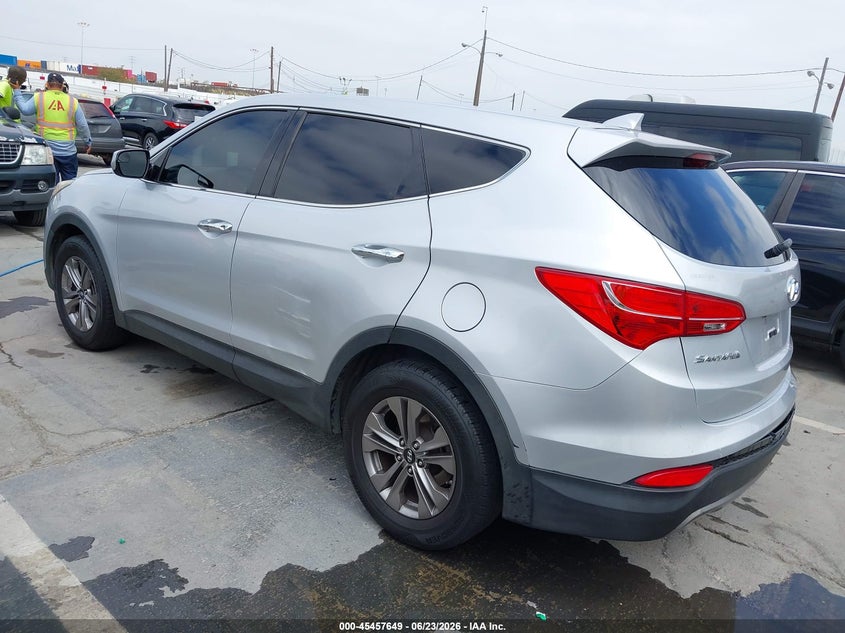 2016 Hyundai Santa fe VIN 5XYZTDLB2GG328074 IAAI salvage auction — LEFT SIDE, Clear - Dealer Only (California), sold $1,850 on 2026-07-15 (photo 3)