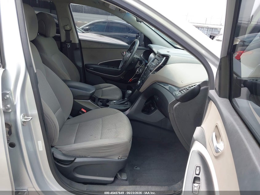 2016 Hyundai Santa fe VIN 5XYZTDLB2GG328074 IAAI salvage auction — LEFT SIDE, Clear - Dealer Only (California), sold $1,850 on 2026-07-15 (photo 5)