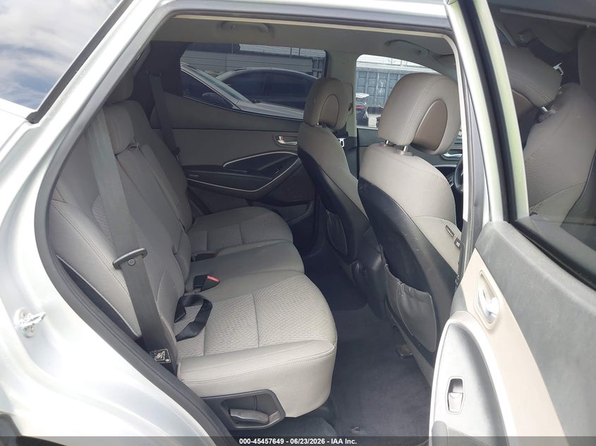 2016 Hyundai Santa fe VIN 5XYZTDLB2GG328074 IAAI salvage auction — LEFT SIDE, Clear - Dealer Only (California), sold $1,850 on 2026-07-15 (photo 8)