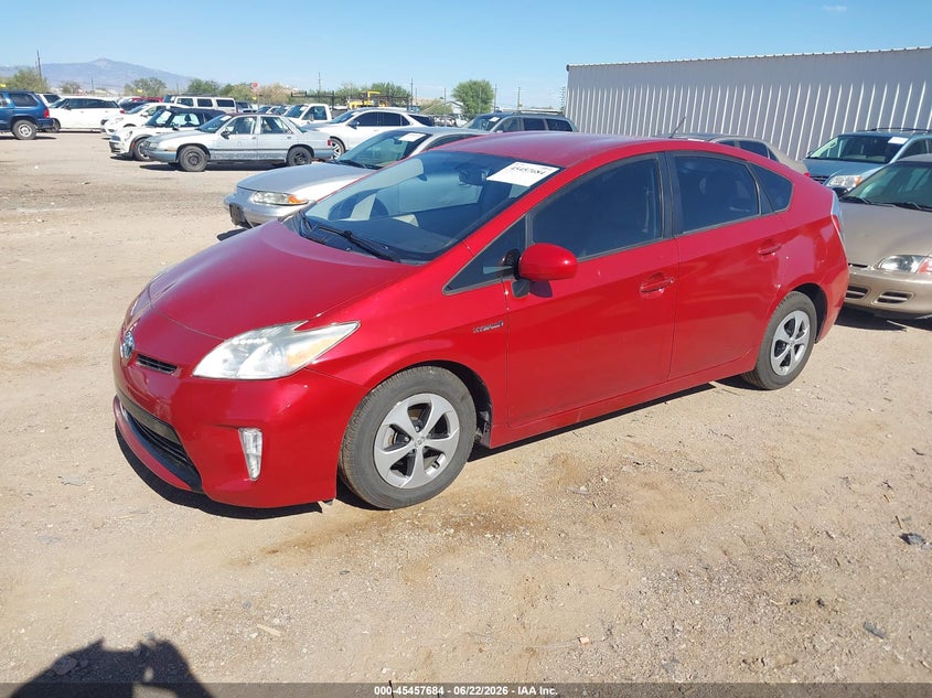 2012 Toyota Prius VIN JTDKN3DU6C1512160 IAAI salvage auction — NORMAL WEAR, Clear-Dealer Only (Arizona), sold $3,925 on 2026-07-09 (photo 2)