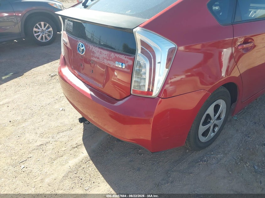 2012 Toyota Prius VIN JTDKN3DU6C1512160 IAAI salvage auction — NORMAL WEAR, Clear-Dealer Only (Arizona), sold $3,925 on 2026-07-09 (photo 6)