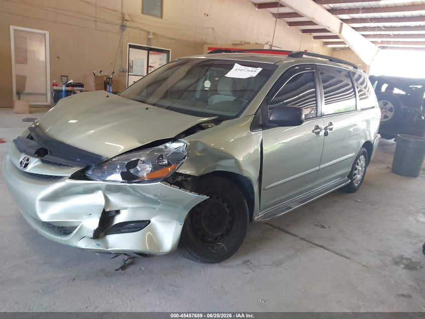 2010 Toyota Sienna VIN 5TDKK4CC7AS314811 IAAI salvage auction — FRONT END, Salvage (Tennessee), sold $625 on 2026-07-20 (photo 2)