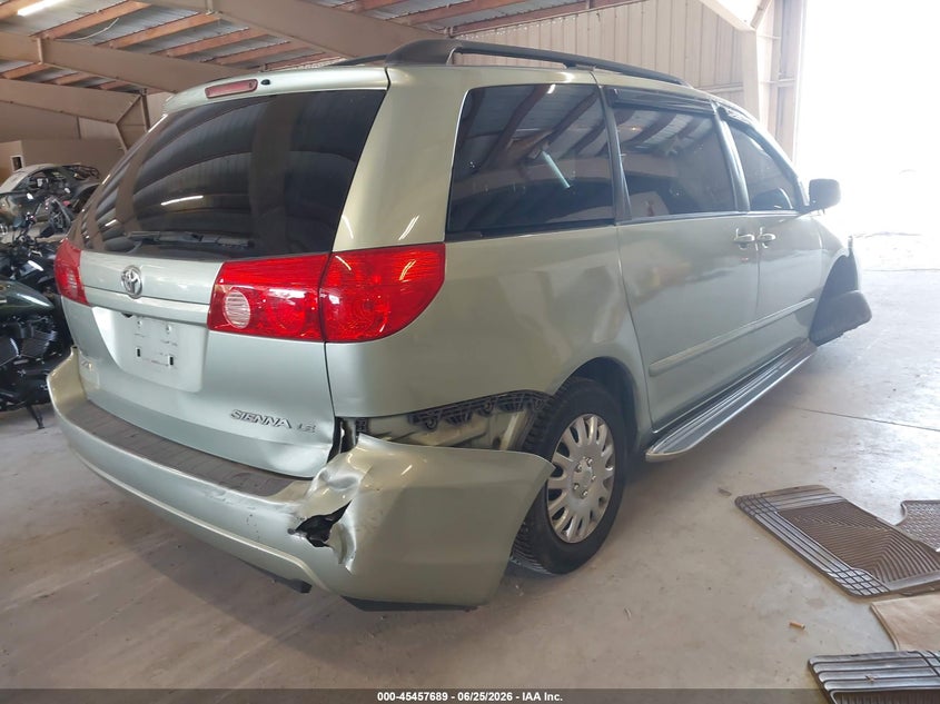 2010 Toyota Sienna VIN 5TDKK4CC7AS314811 IAAI salvage auction — FRONT END, Salvage (Tennessee), sold $625 on 2026-07-20 (photo 4)