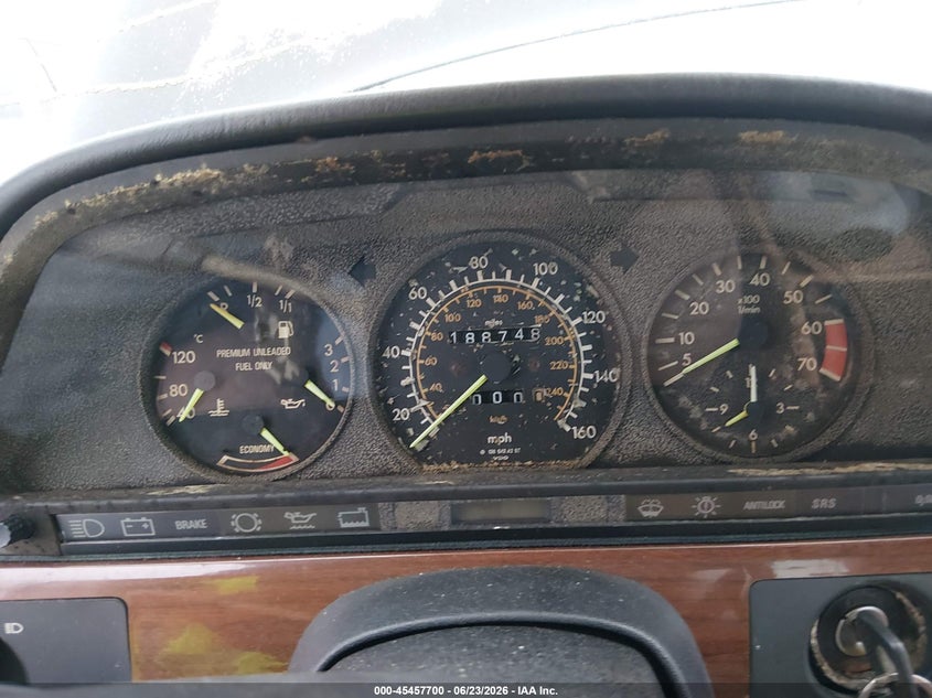 1987 Mercedes-benz VIN WDBCA35D0HA292647 IAAI salvage auction — NORMAL WEAR, Clear (South Carolina), sold $1,700 on 2026-07-29 (photo 7)