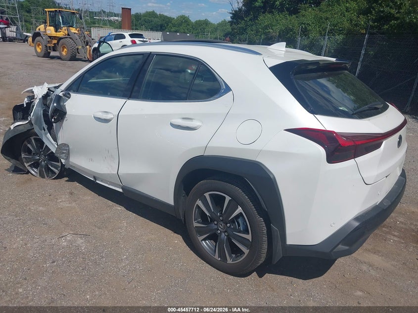 2025 Lexus Ux VIN JTHUCJDH2S2007875 IAAI salvage auction — FRONT END, Salvage (Pennsylvania), sold $12,200 on 2026-07-24 (photo 3)