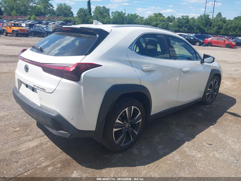 2025 Lexus Ux VIN JTHUCJDH2S2007875 IAAI salvage auction — FRONT END, Salvage (Pennsylvania), sold $12,200 on 2026-07-24 (photo 4)
