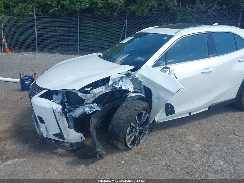 2025 Lexus Ux VIN JTHUCJDH2S2007875 IAAI salvage auction — FRONT END, Salvage (Pennsylvania), sold $12,200 on 2026-07-24 (photo 6)