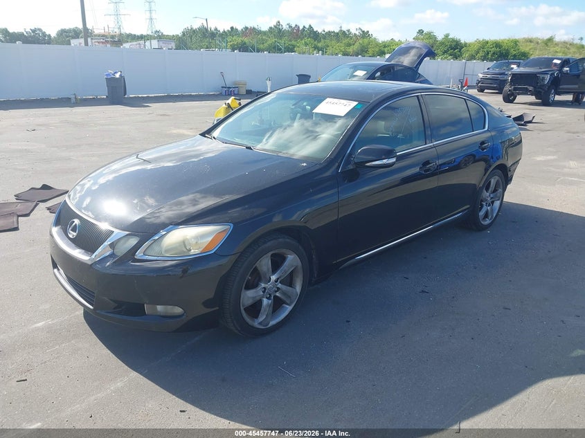 2008 Lexus Gs 350 VIN JTHBE96S480034248 IAAI salvage auction — REAR END, Rebuildable (Florida), sold $500 on 2026-07-13 (photo 2)