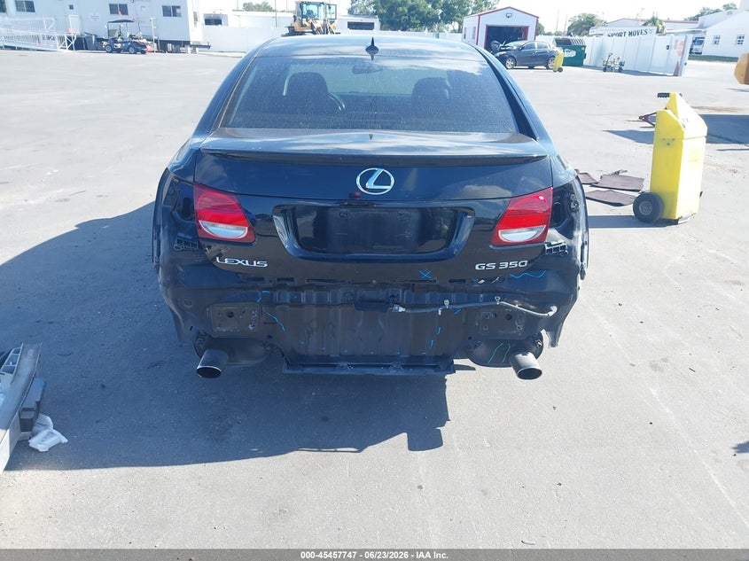 2008 Lexus Gs 350 VIN JTHBE96S480034248 IAAI salvage auction — REAR END, Rebuildable (Florida), sold $500 on 2026-07-13 (photo 6)