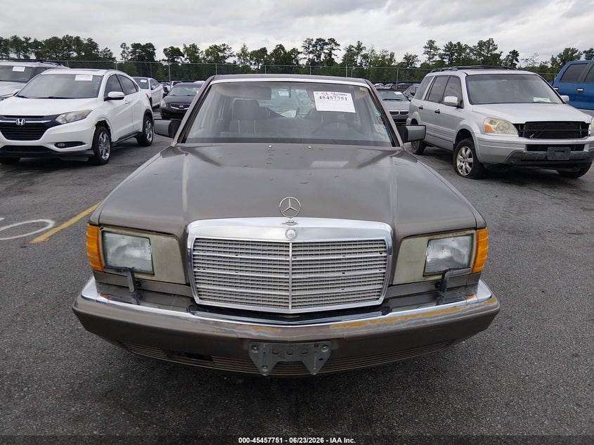 1987 Mercedes-benz VIN WDBCA35D9HA359729 IAAI salvage auction — NORMAL WEAR, Clear (South Carolina), sold $1,825 on 2026-07-22 (photo 6)