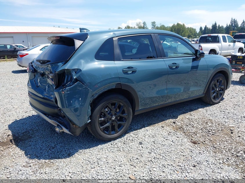 2024 Honda Hr-v VIN 3CZRZ2H5XRM784023 IAAI salvage auction — REAR END, Bill Of Sale (Washington), sold $11,000 on 2026-07-29 (photo 4)