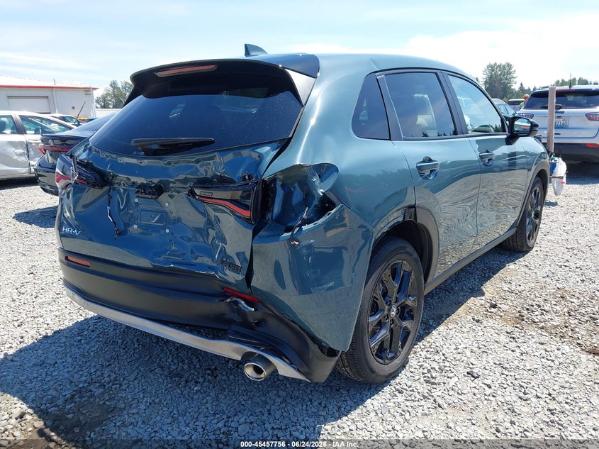 2024 Honda Hr-v VIN 3CZRZ2H5XRM784023 IAAI salvage auction — REAR END, Bill Of Sale (Washington), sold $11,000 on 2026-07-29 (photo 6)