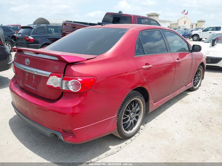 2013 Toyota Corolla VIN 5YFBU4EE3DP147711 IAAI salvage auction — LEFT REAR, Nrc Lienholder Repossession Paperwork (Texas), sold $3,050 on 2026-07-13 (photo 4)
