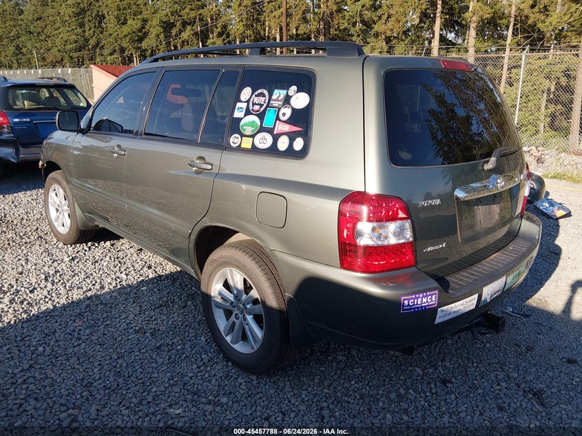 2007 Toyota Highlander hybrid VIN JTEHW21A570040357 IAAI salvage auction — FRONT END, Bill Of Sale (Washington), sold $825 on 2026-07-12 (photo 3)