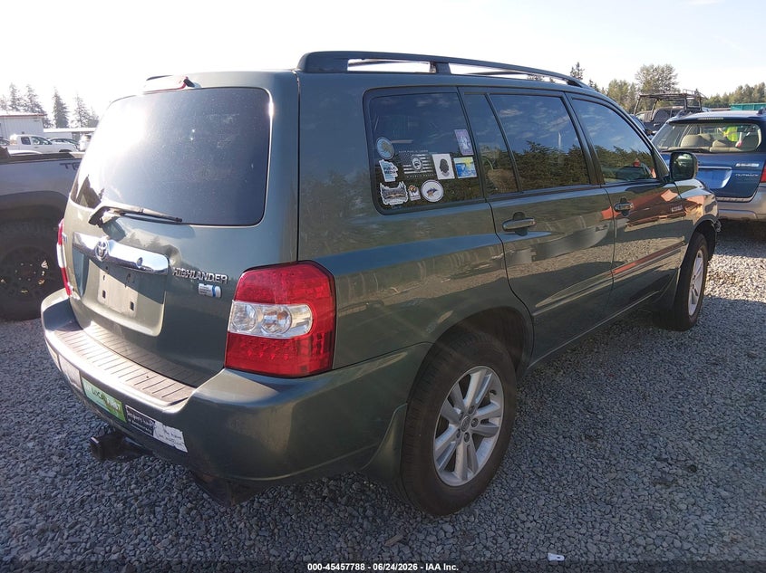2007 Toyota Highlander hybrid VIN JTEHW21A570040357 IAAI salvage auction — FRONT END, Bill Of Sale (Washington), sold $825 on 2026-07-12 (photo 4)