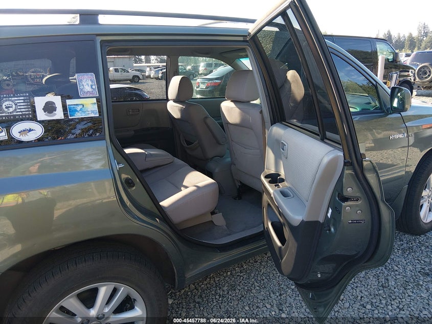 2007 Toyota Highlander hybrid VIN JTEHW21A570040357 IAAI salvage auction — FRONT END, Bill Of Sale (Washington), sold $825 on 2026-07-12 (photo 8)