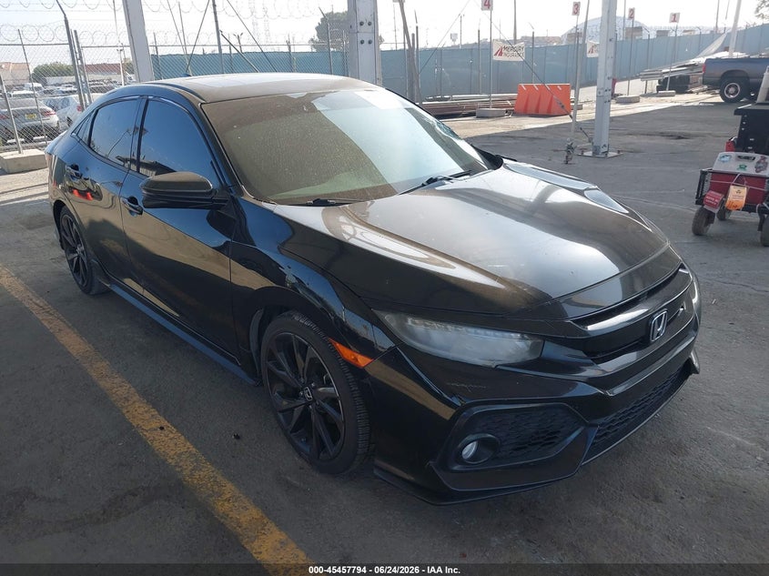 2017 Honda Civic VIN SHHFK7H99HU418570 IAAI salvage auction — LEFT FRONT, Salvage Title, sold $4,775 on 2026-07-22 (photo 1)