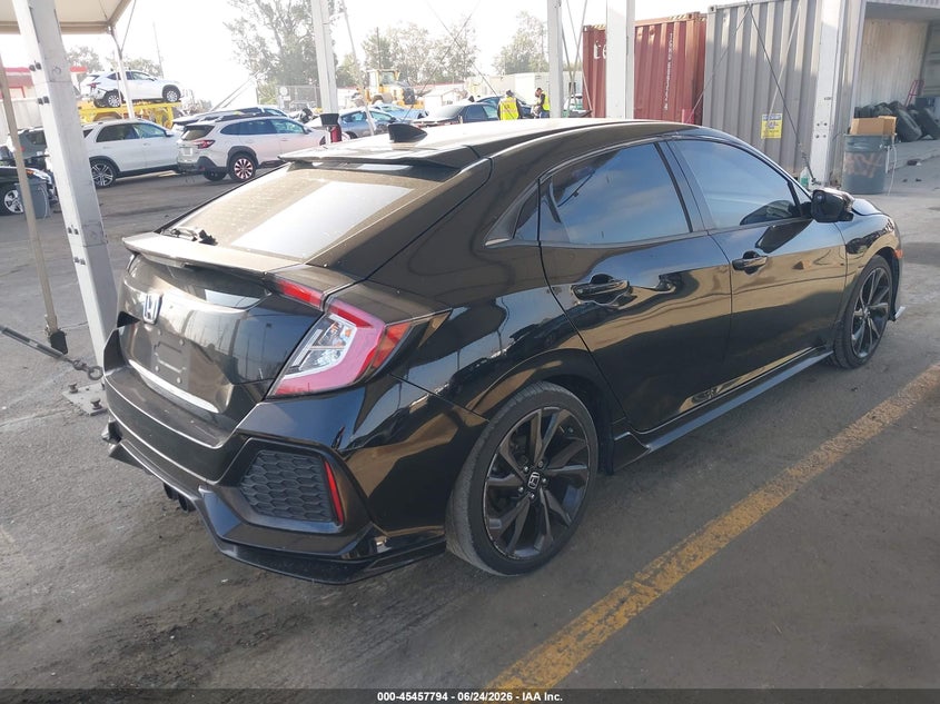 2017 Honda Civic VIN SHHFK7H99HU418570 IAAI salvage auction — LEFT FRONT, Salvage Title, sold $4,775 on 2026-07-22 (photo 4)