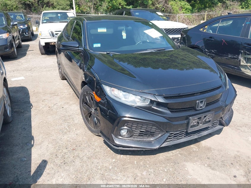 2018 Honda Civic VIN SHHFK7H57JU406422 IAAI salvage auction — SIDE, Salvage (Massachusetts), sold $3,250 on 2026-07-28 (photo 1)