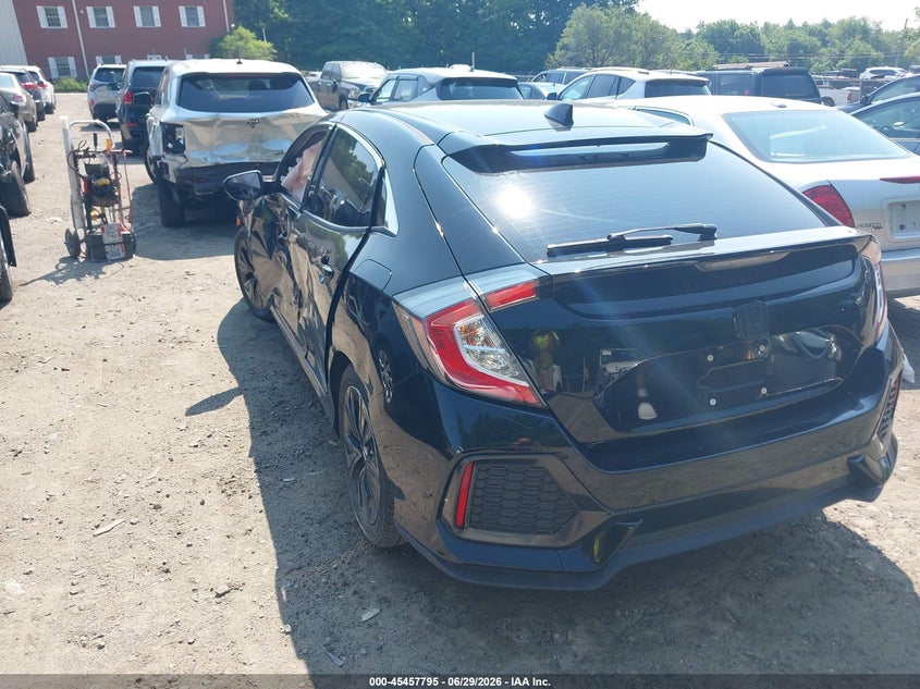 2018 Honda Civic VIN SHHFK7H57JU406422 IAAI salvage auction — SIDE, Salvage (Massachusetts), sold $3,250 on 2026-07-28 (photo 3)