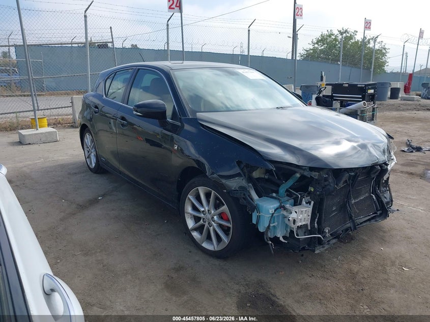 2012 Lexus Ct VIN JTHKD5BH4C2093867 IAAI salvage auction — FRONT END, Salvage (California), sold $1,350 on 2026-07-29 (photo 1)