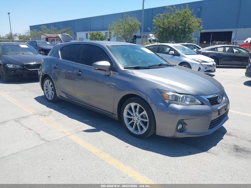 2013 Lexus Ct VIN JTHKD5BH8D2150220 IAAI salvage auction — REAR END, Salvage (California), sold $2,250 on 2026-07-10 (photo 1)