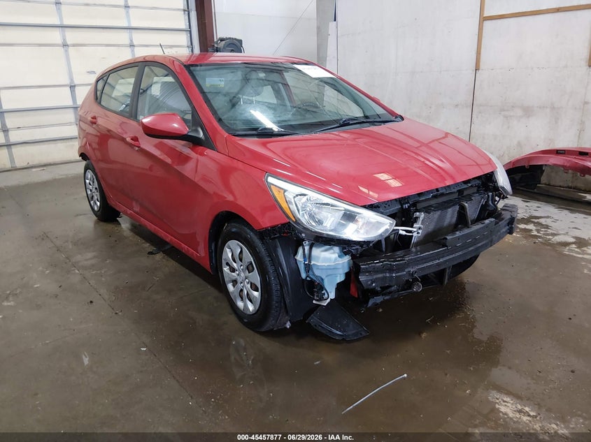 2017 Hyundai Accent VIN KMHCT5AE4HU341932 IAAI salvage auction — FRONT & REAR, Salvage (Idaho), sold $575 on 2026-07-19 (photo 1)