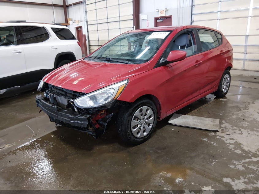 2017 Hyundai Accent VIN KMHCT5AE4HU341932 IAAI salvage auction — FRONT & REAR, Salvage (Idaho), sold $575 on 2026-07-19 (photo 2)