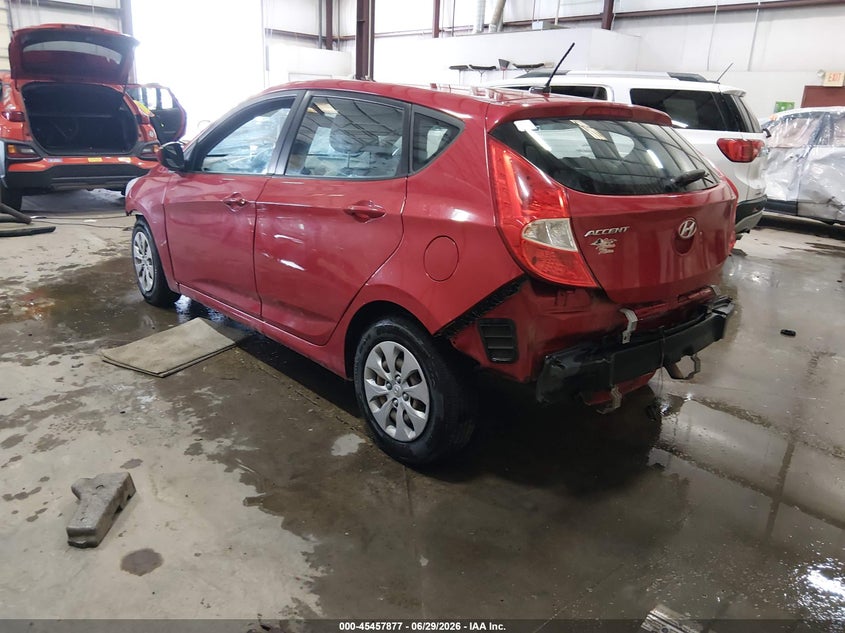 2017 Hyundai Accent VIN KMHCT5AE4HU341932 IAAI salvage auction — FRONT & REAR, Salvage (Idaho), sold $575 on 2026-07-19 (photo 3)