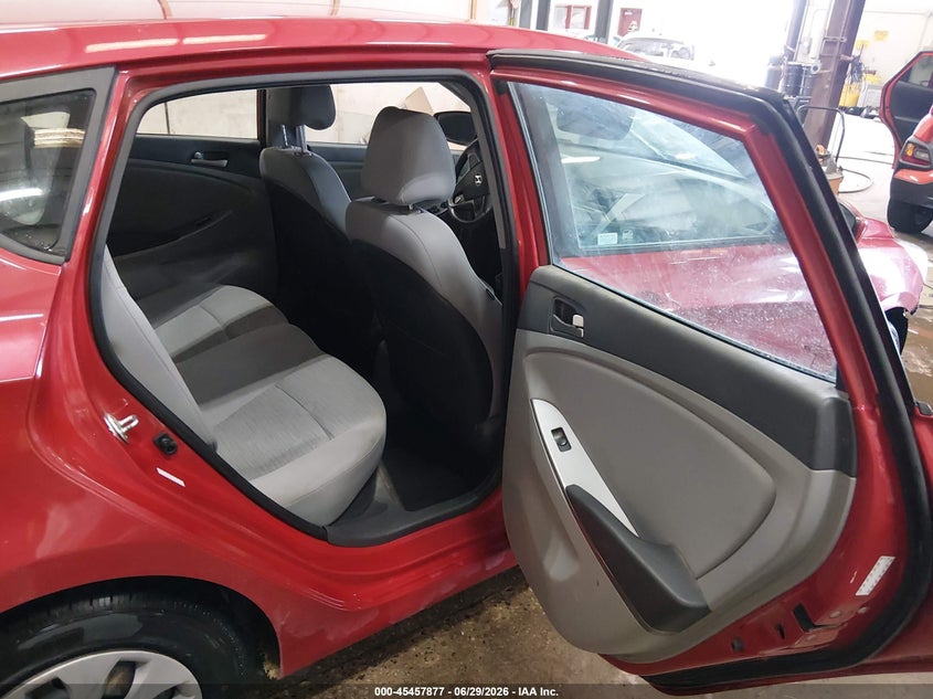 2017 Hyundai Accent VIN KMHCT5AE4HU341932 IAAI salvage auction — FRONT & REAR, Salvage (Idaho), sold $575 on 2026-07-19 (photo 8)