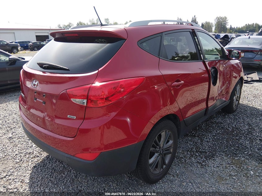 2015 Hyundai Tucson VIN KM8JUCAG9FU118163 IAAI salvage auction — RIGHT SIDE, Bill Of Sale (Washington), sold $3,325 on 2026-07-08 (photo 4)