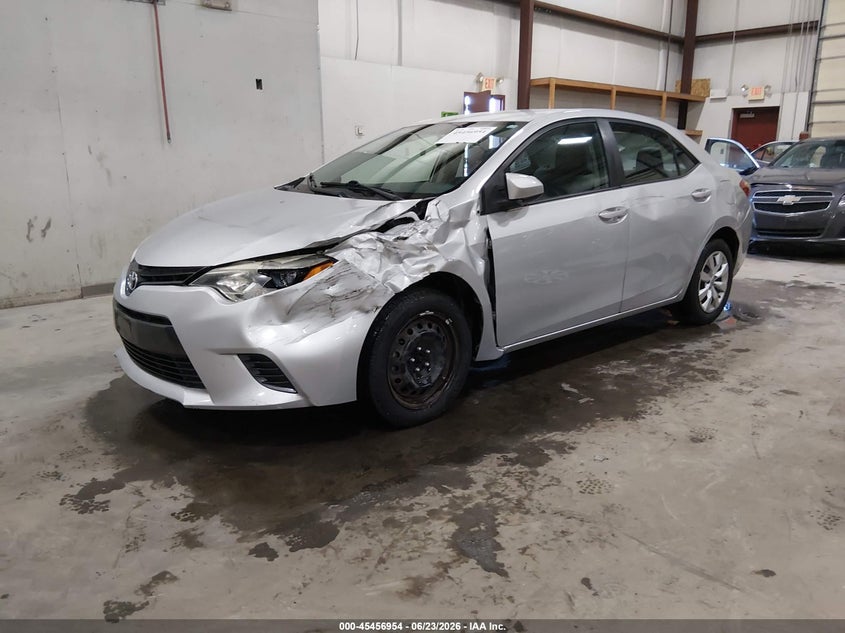 2015 Toyota Corolla VIN 5YFBURHE2FP293643 IAAI salvage auction — LEFT FRONT, Salvage (Idaho), sold $2,100 on 2026-07-17 (photo 2)