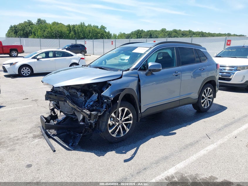 2023 Toyota Corolla cross VIN 7MUDAABG7PV052219 IAAI salvage auction — FRONT END, Salvage (Indiana), sold $5,100 on 2026-07-30 (photo 2)