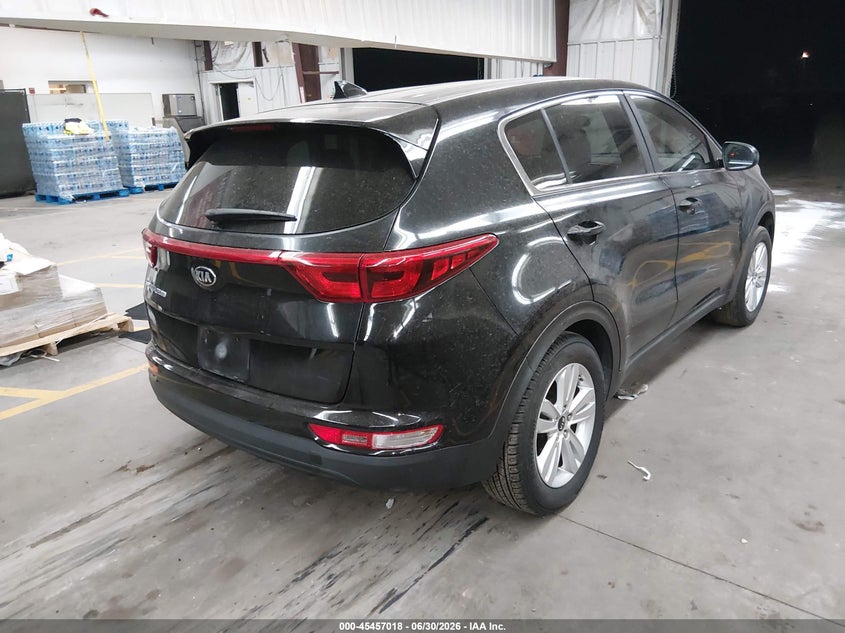 2017 Kia Sportage VIN KNDPM3AC3H7170501 IAAI salvage auction — REAR END, Salvage Title, sold $2,500 on 2026-07-28 (photo 4)