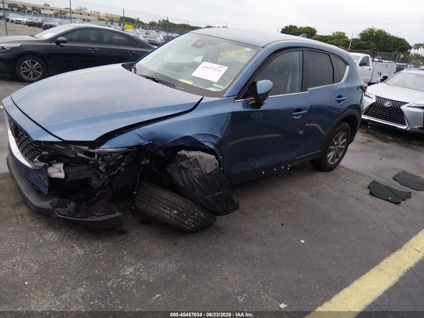 2023 Mazda Cx-5 VIN JM3KFBBM9P0190630 IAAI salvage auction — LEFT FRONT, Salvage Title, sold $5,600 on 2026-07-30 (photo 2)