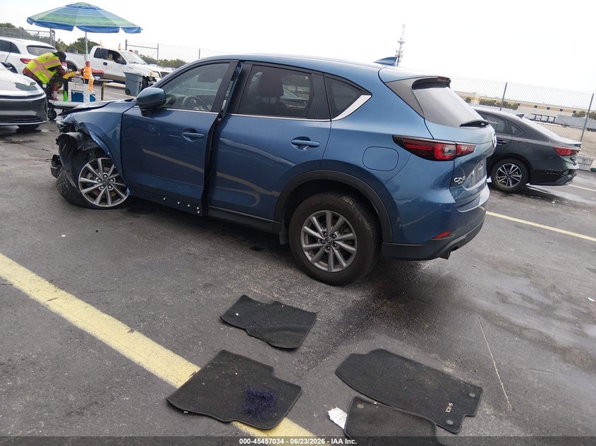 2023 Mazda Cx-5 VIN JM3KFBBM9P0190630 IAAI salvage auction — LEFT FRONT, Salvage Title, sold $5,600 on 2026-07-30 (photo 3)