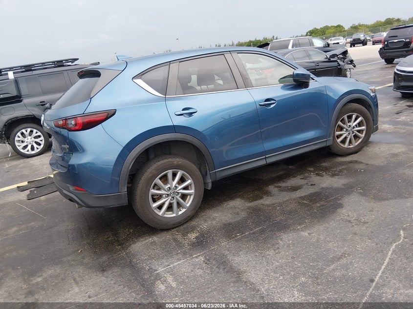 2023 Mazda Cx-5 VIN JM3KFBBM9P0190630 IAAI salvage auction — LEFT FRONT, Salvage Title, sold $5,600 on 2026-07-30 (photo 4)
