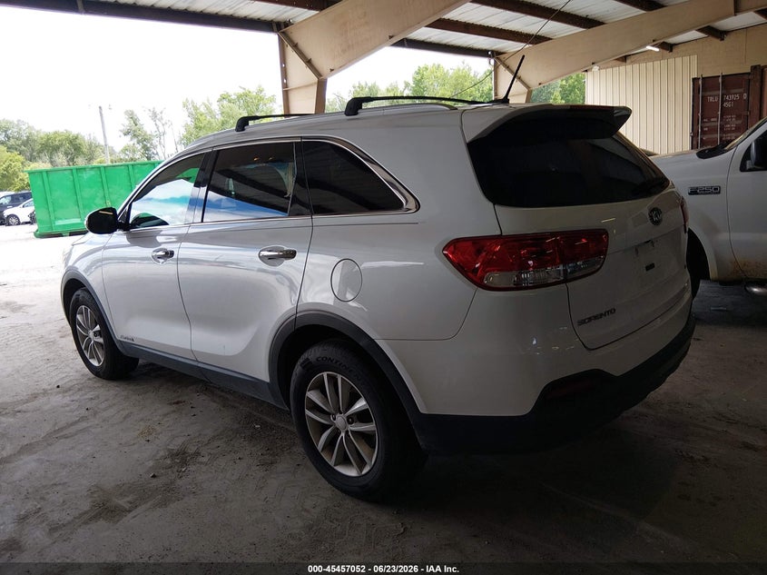 2018 Kia Sorento VIN 5XYPGDA50JG340398 IAAI salvage auction — NORMAL WEAR, Clear (Tennessee), sold $2,250 on 2026-07-06 (photo 3)