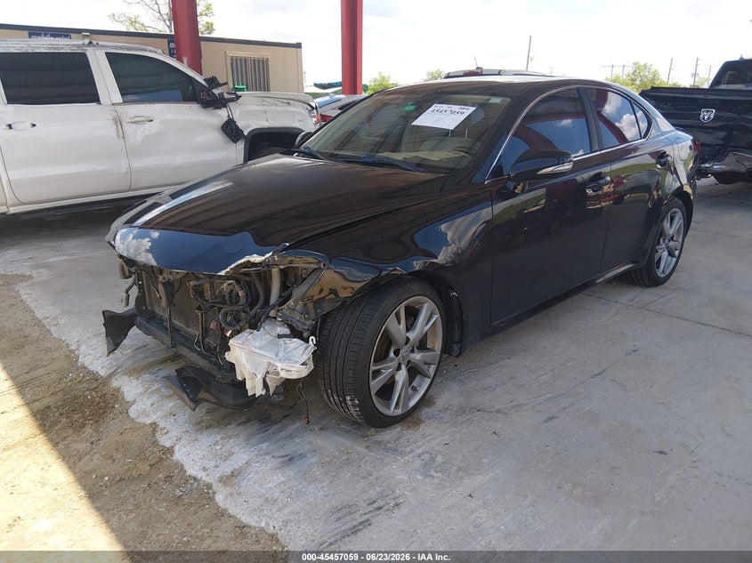 2010 Lexus Is 250 VIN JTHBF5C28A5124909 IAAI salvage auction — FRONT END, Rebuildable (Florida), sold $325 on 2026-07-07 (photo 2)
