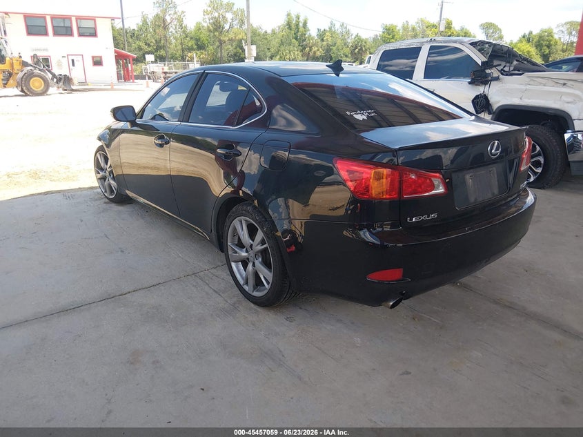 2010 Lexus Is 250 VIN JTHBF5C28A5124909 IAAI salvage auction — FRONT END, Rebuildable (Florida), sold $325 on 2026-07-07 (photo 3)