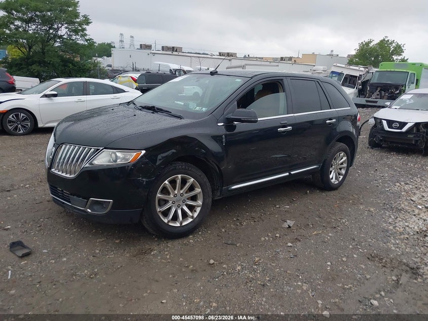 2014 Lincoln Mkx VIN 2LMDJ8JK9EBL12191 IAAI salvage auction — FRONT END, Salvage Title, sold $625 on 2026-07-20 (photo 2)