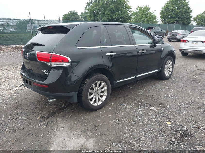 2014 Lincoln Mkx VIN 2LMDJ8JK9EBL12191 IAAI salvage auction — FRONT END, Salvage Title, sold $625 on 2026-07-20 (photo 4)