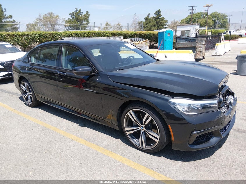 2017 BMW 7er VIN WBA7E2C39HG740745 IAAI salvage auction — FRONT & REAR, Salvage (California), sold $11,000 on 2026-08-04 (photo 1)